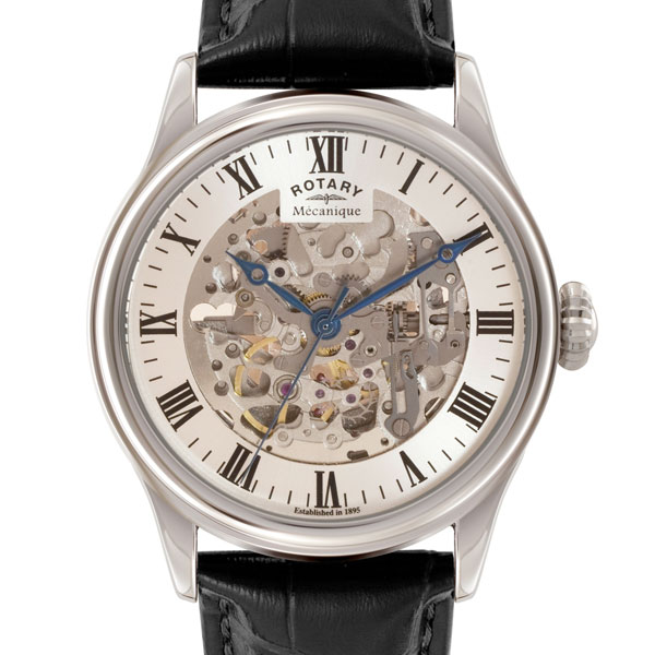 Rotary Gents Skeleton Mechanique Watch