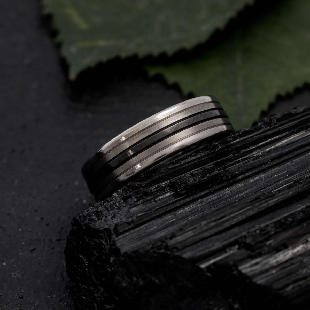 Titanium/Zirconium Combination Ring Michael Lynes Specialist Independent Jewellers