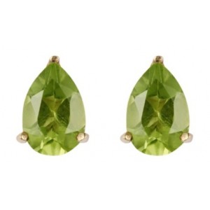 Peridot Pear Claw Studs GE1105PD 300x300