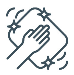 How To Care For Your Jewellery Use A Soft Cloth Icon How To Care For Your Jewellery Use A Soft Cloth Icon